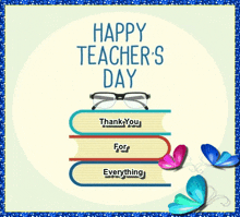 Happy Teacher'S Day Education GIF - Happy Teacher'S Day Education Books GIFs