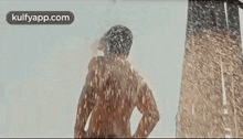 Saaho Taking Shower.Gif GIF