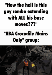 Aba Crocodile Anime Battle Arena GIF - Aba Crocodile Anime Battle Arena Aba GIFs