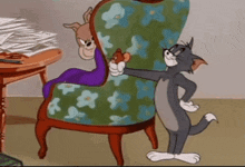 Tom And Jerry Siblings GIF - Tom And Jerry Siblings Its Mine GIFs