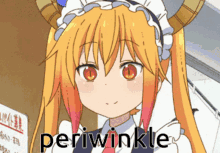 Periwinkle Dragon Maid GIF - Periwinkle Peri Dragon Maid GIFs