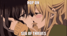 Sea Of Thieves Anime GIF - Sea Of Thieves Anime Kiss GIFs