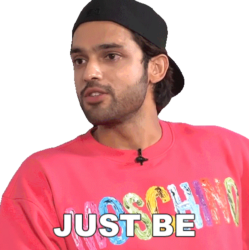 Just Be Yourself Parth Samthaan Sticker - Just Be Yourself Parth Samthaan Pinkvilla Stickers