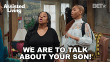 We Are To Talk About Your Son Leah GIF - We Are To Talk About Your Son Leah Sandra GIFs