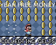Money Mario GIF - Money Mario Yeah Free Money GIFs