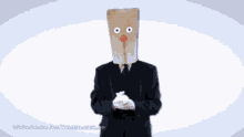 Paper Bag Uncover GIF - Paper Bag Uncover No Head GIFs