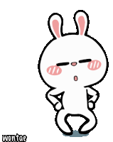 Wontae Hiper Rabbit Sticker - Wontae Hiper Rabbit Rabbit Stickers