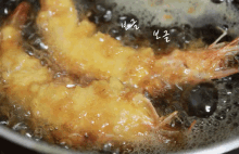 새우튀김 먹방 보글보글 에비후라이 GIF - Fried Shrimps Fried Prawns Food GIFs