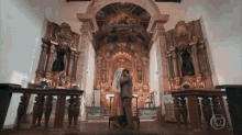 junilo church wedding kiss kissing