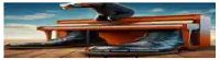 a bear is sitting on top of a piano made out of a pair of boots