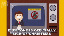 Everyone Is Officially Sick Of Christmas South Park GIF