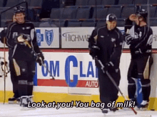 Sidney Crosby Look At You GIF - Sidney Crosby Look At You You Bag Of Milk GIFs