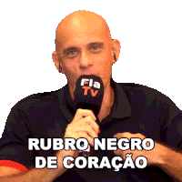 Rubro Negro De Coração Marcelo Smigol Sticker - Rubro Negro De Coração Marcelo Smigol Maringá X Flamengo Stickers