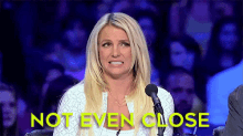 You Tried GIF - Britney Spears Not Even Close Nope GIFs