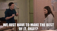 Superstore Jonah Simms GIF - Superstore Jonah Simms We Just Have To Make The Best Of It GIFs
