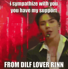 support love you sorry sympathy dilf