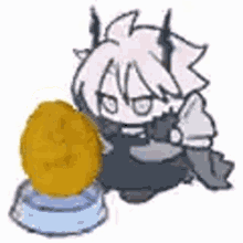Arknights Theresis GIF - Arknights Theresis Chicken Nugget GIFs