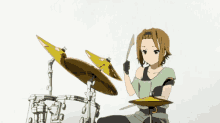 Ritsu Tainaka Drumming GIF