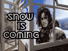 Snow Is Coming Game Of Thrones GIF