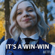 Its A Win Win Enid Sinclair GIF - Its A Win Win Enid Sinclair Emma Myers GIFs