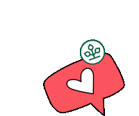 Love Heart Sticker - Love Heart Like Stickers