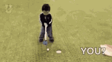 golf tantrum pissed angry kid