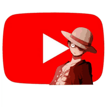 Luffy And Youtube GIF