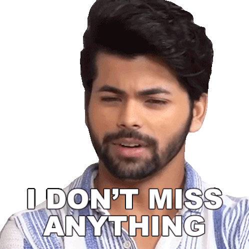 I Don'T Miss Anything Siddharth Nigam Sticker - I don't miss anything