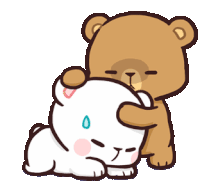 Cute Bear Sticker - Cute Bear Milk And Mocha Stickers