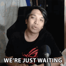 Were Just Waiting Klager GIF