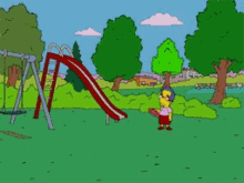 Simpsons Loner GIF - Simpsons Loner Frisbee GIFs