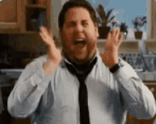 Happy Excited GIF - Happy Excited Jonah Hill GIFs
