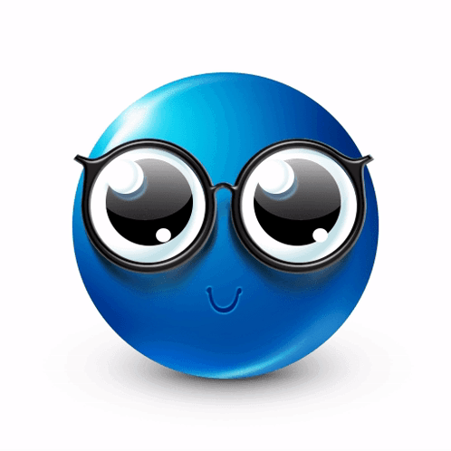 Blue Emoji Sticker - Blue emoji - Discover & Share GIFs