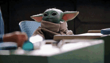 Baby Yoda The Mandalorian GIF - Baby Yoda The Mandalorian Please GIFs