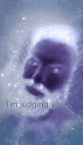 a picture of a man with a beard and the words " i 'm judging you " on the bottom