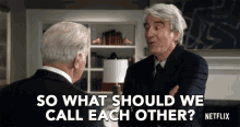 Call Each Other Couple GIF - Call Each Other Couple Grace And Frankie GIFs