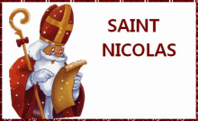 Saint Nicholas Santas List GIF - Saint Nicholas Santas List Saint Nicolas GIFs