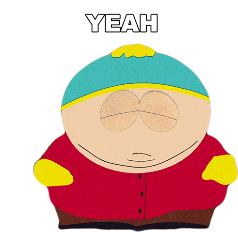Yeah Eric Cartman Sticker - Yeah Eric Cartman South Park Stickers