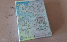 a drawing of a boy and a girl with the word candy on the cover