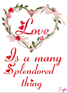 Life Is A Many Splendored Thing Love GIF - Life Is A Many Splendored Thing Love Hearts GIFs