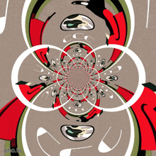 a photo of a kaleidoscope with the words photo on the bottom right