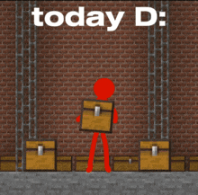 a brick wall with the words today d: on it