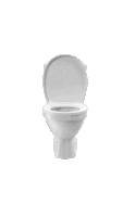 a man wearing goggles is sitting in a toilet bowl