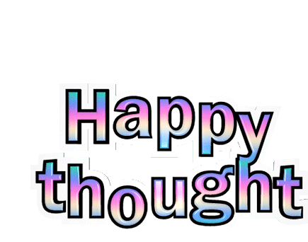 Happy Thought Have Fun Sticker - Happy Thought Have Fun Positive Thinking Stickers