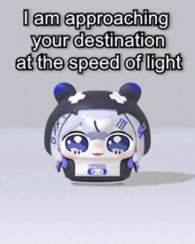 I Am Approaching Your Destination At The Speed Of Light On My Way GIF - I Am Approaching Your Destination At The Speed Of Light On My Way Otw Lightspeed GIFs