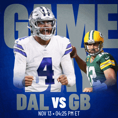 Green Bay Packers Vs. Dallas Cowboys Pre Game GIF - Nfl National
