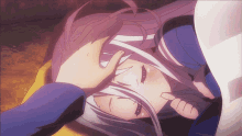 anime sleep sleepy head pat