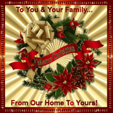 Merry Christmas Happy Holidays GIF - Merry Christmas Happy Holidays To You And Your Family GIFs
