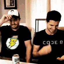 Stephen Amell Robbie Amell GIF - Stephen Amell Robbie Amell Cap GIFs