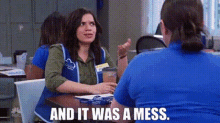 Superstore Amy Sosa GIF - Superstore Amy Sosa And It Was A Mess GIFs